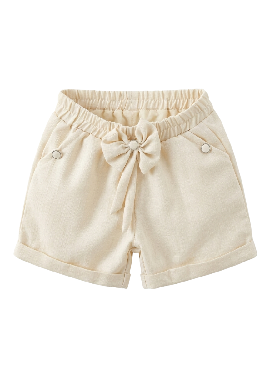 Beige Cotton Linen Co-ord Set