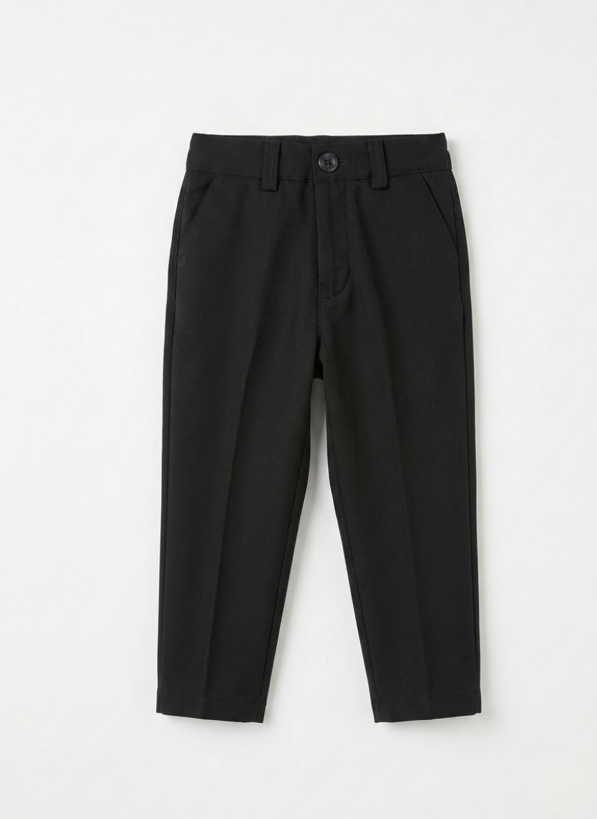 Boys Black 3-Piece Tuxedo Suit