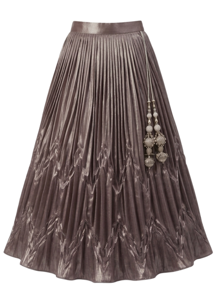 Violet Ethnic Lehenga Set (5–9 Years)