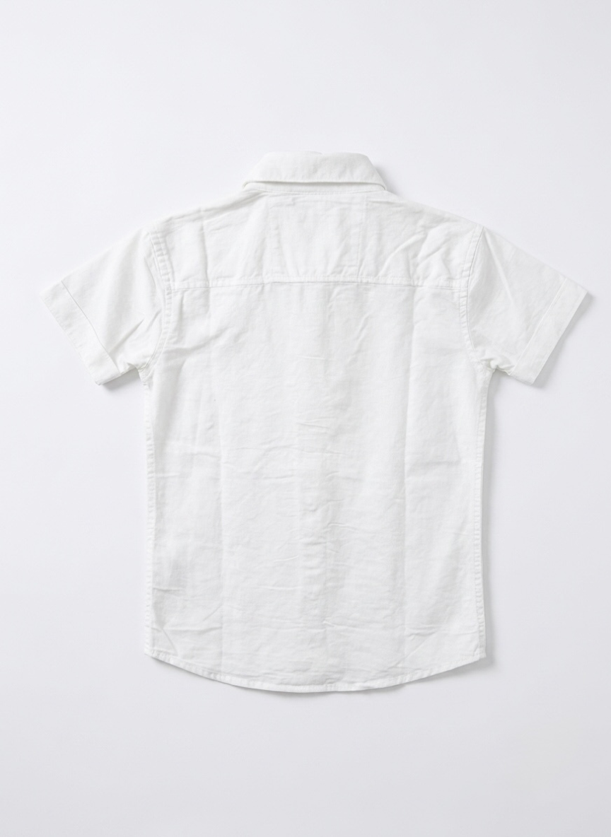 Boys White Casual Shirt