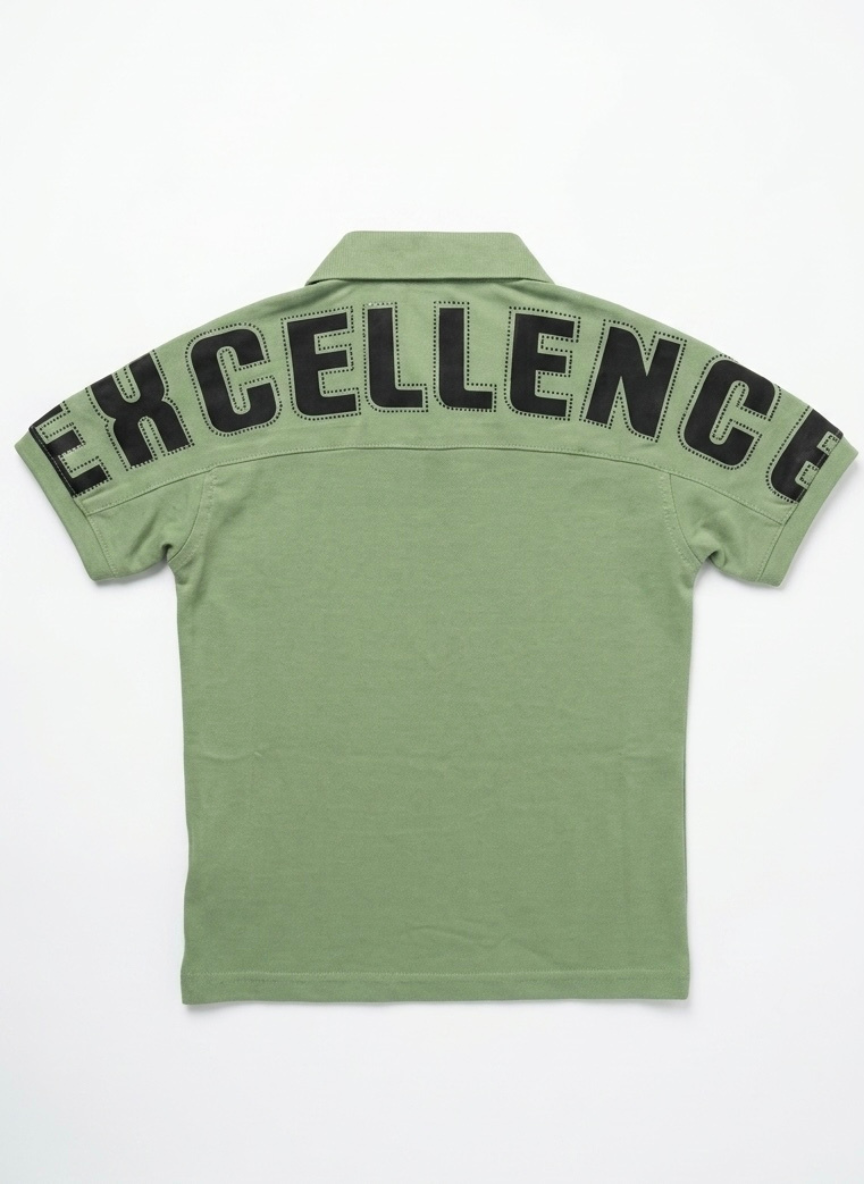 Green Polo Casual Shirt