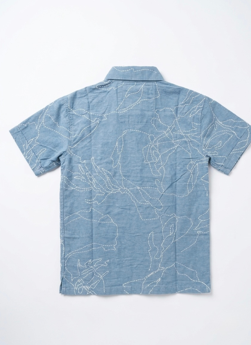 Boys Light Blue Casual Shirt