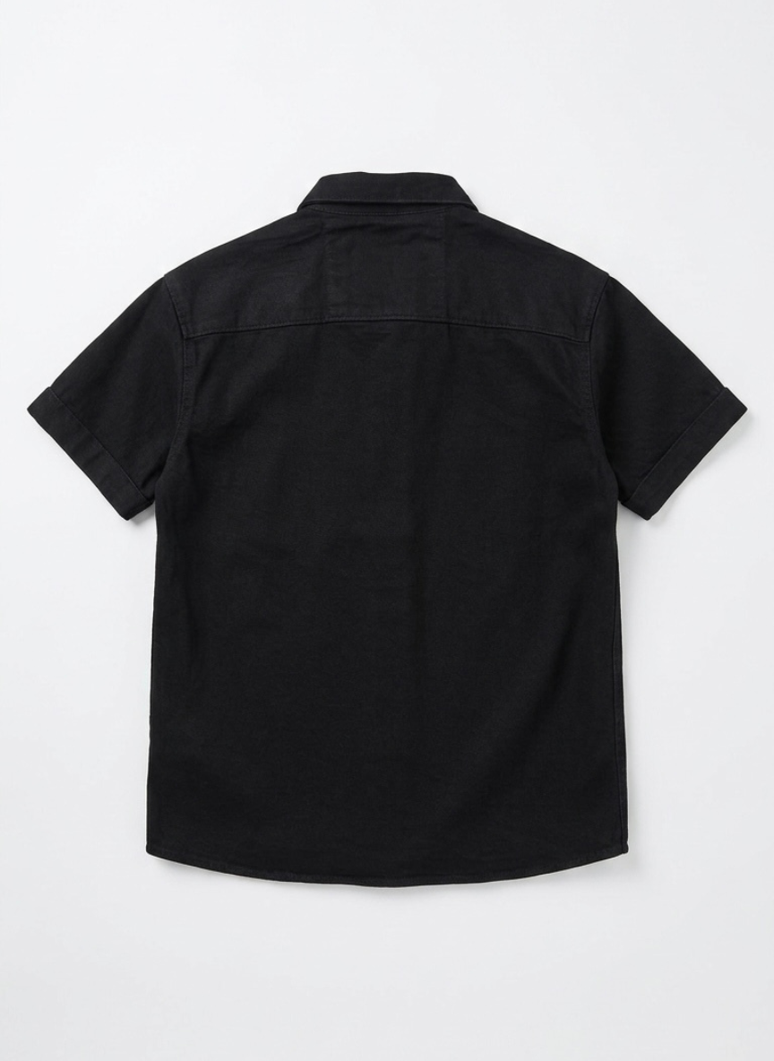 Boys Black Casual Shirt