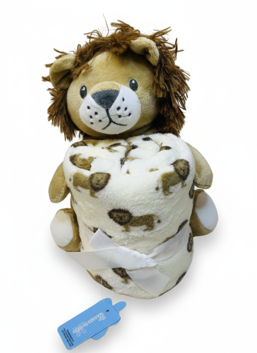 Tiger Brown Soft Newborn Baby Blanket (1 Pc)