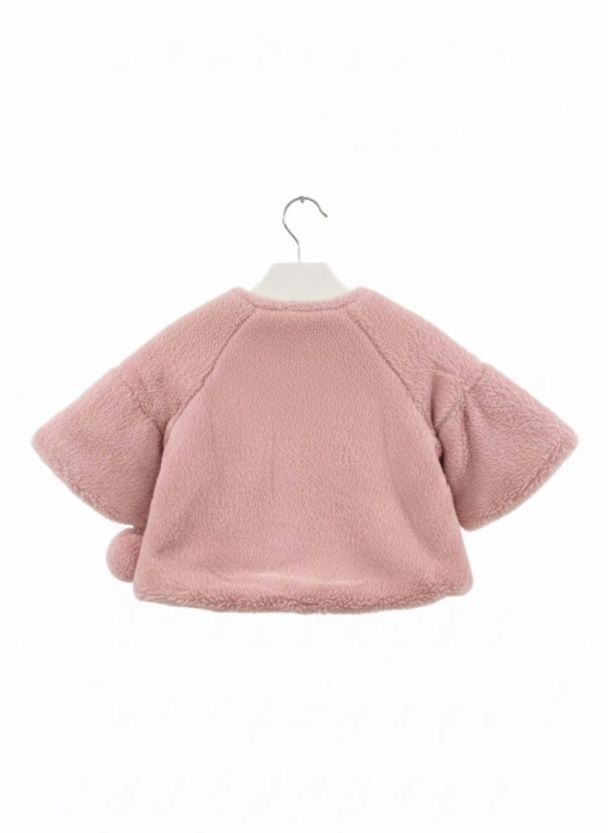 Rabbit Pink Fur Winter Jacket for Babies