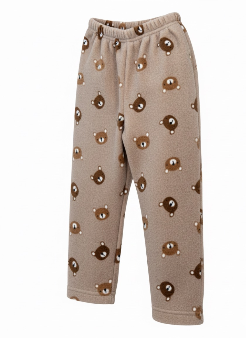 Brown Fur Winter Pajama for Kids