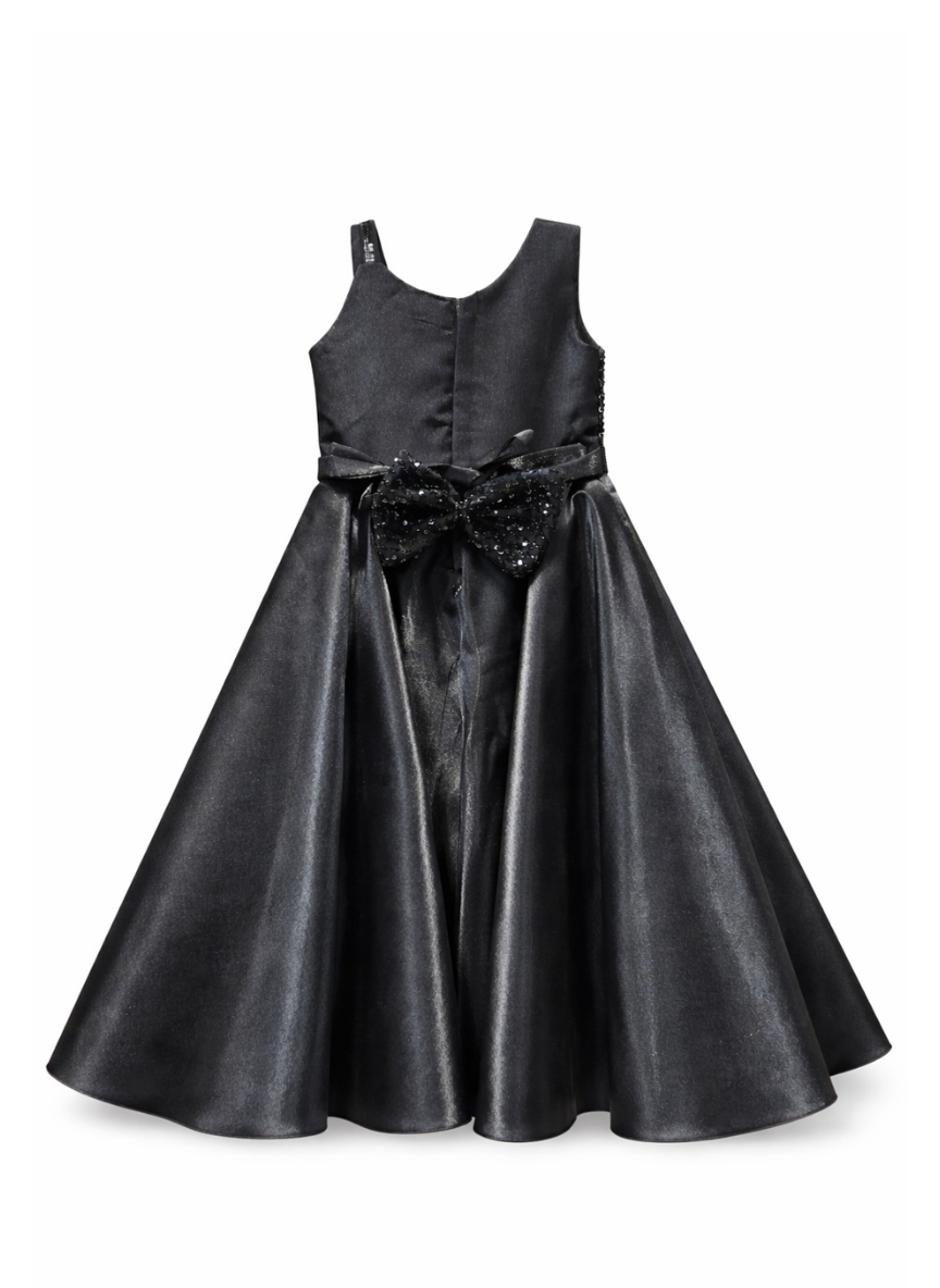Black Party Gown (4–7 Years)