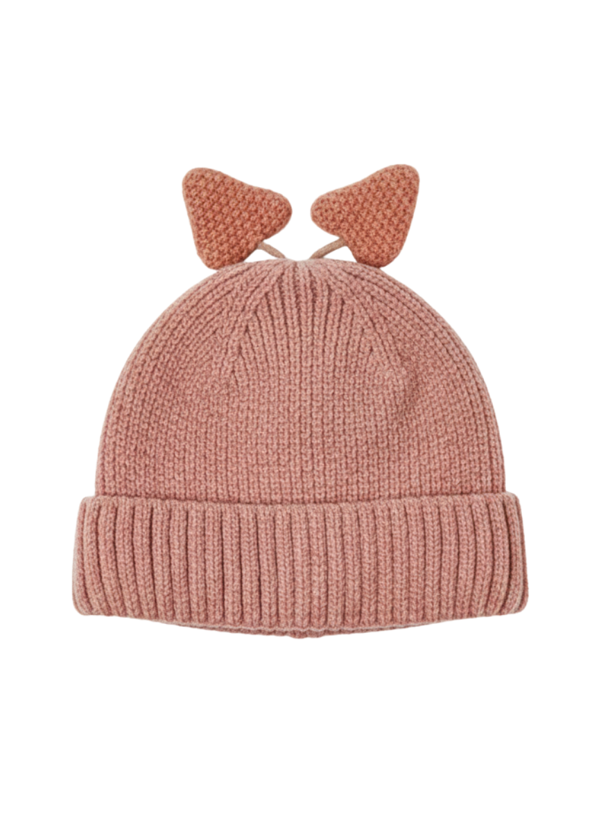 Pink Cotton Cap for Kids (1–3 Years)