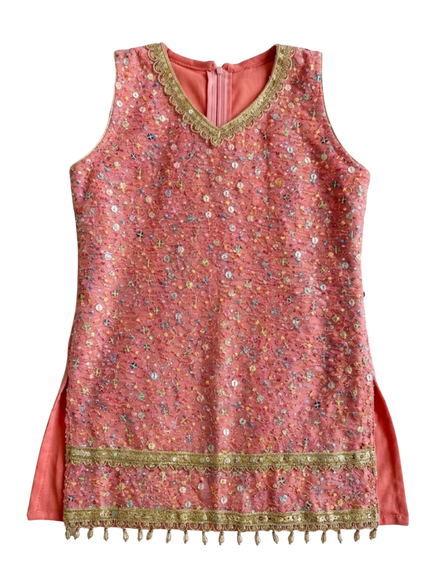 Pink Sharara Set (5–10 Years)