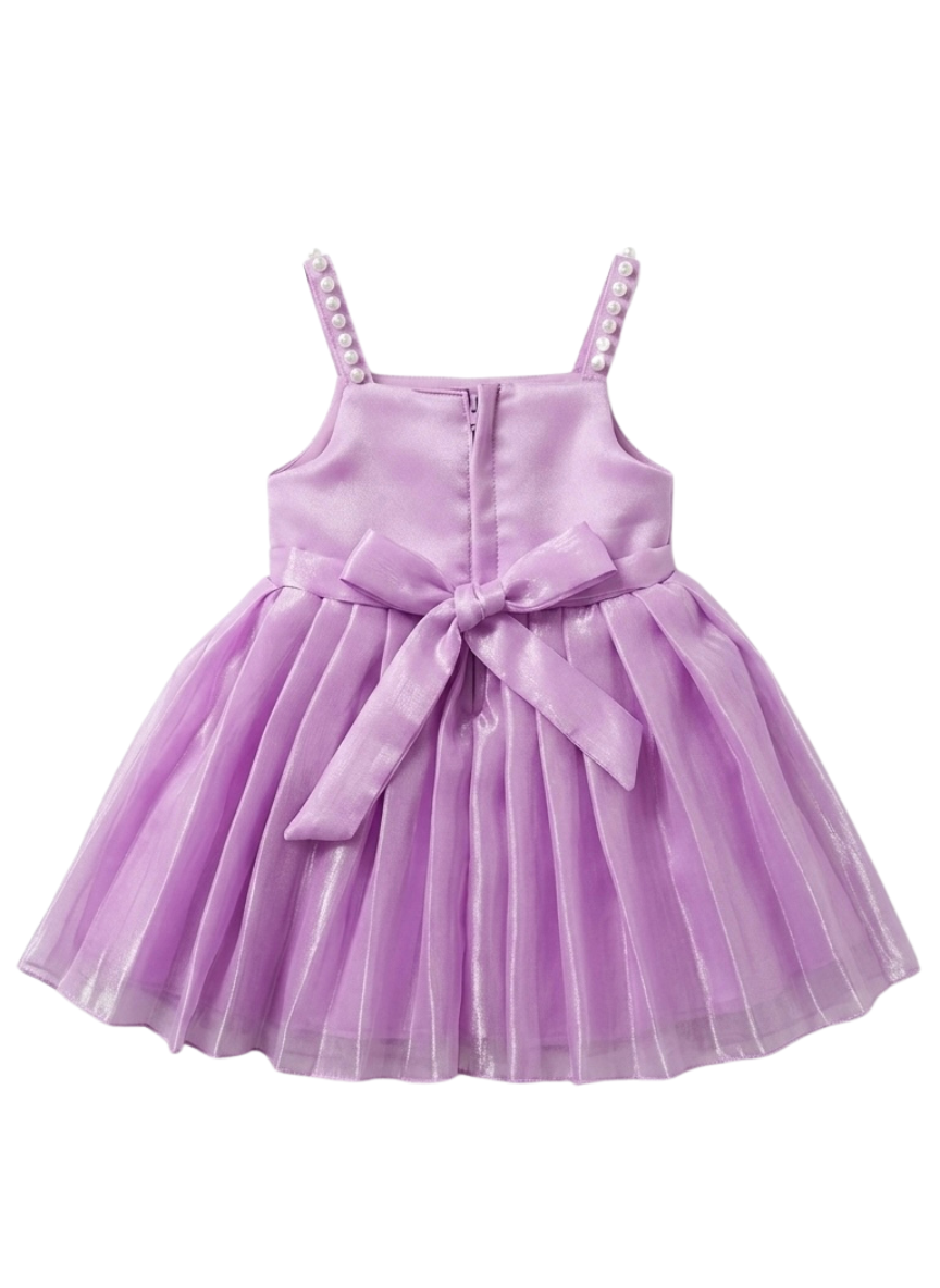 Pink Floral Party Dress (0–6 Months)