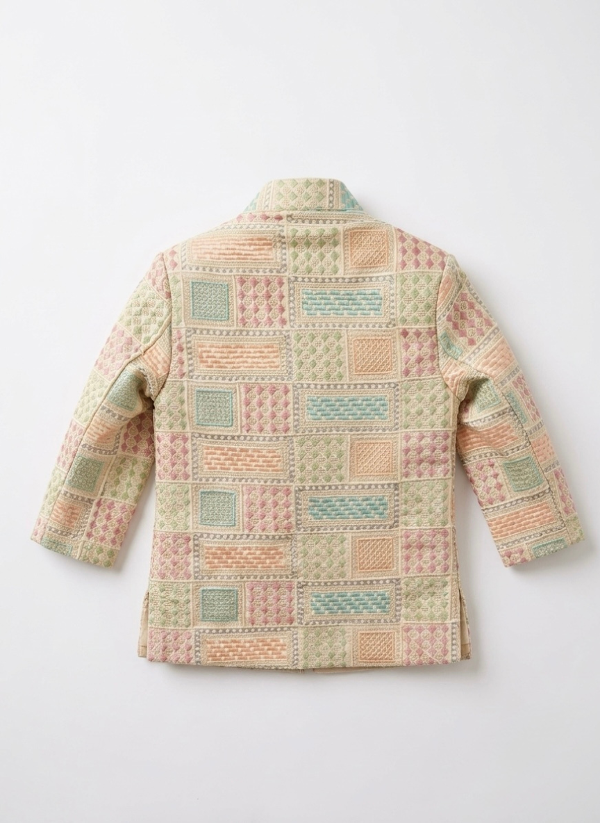 Boys Multicolor Indo-Western Set