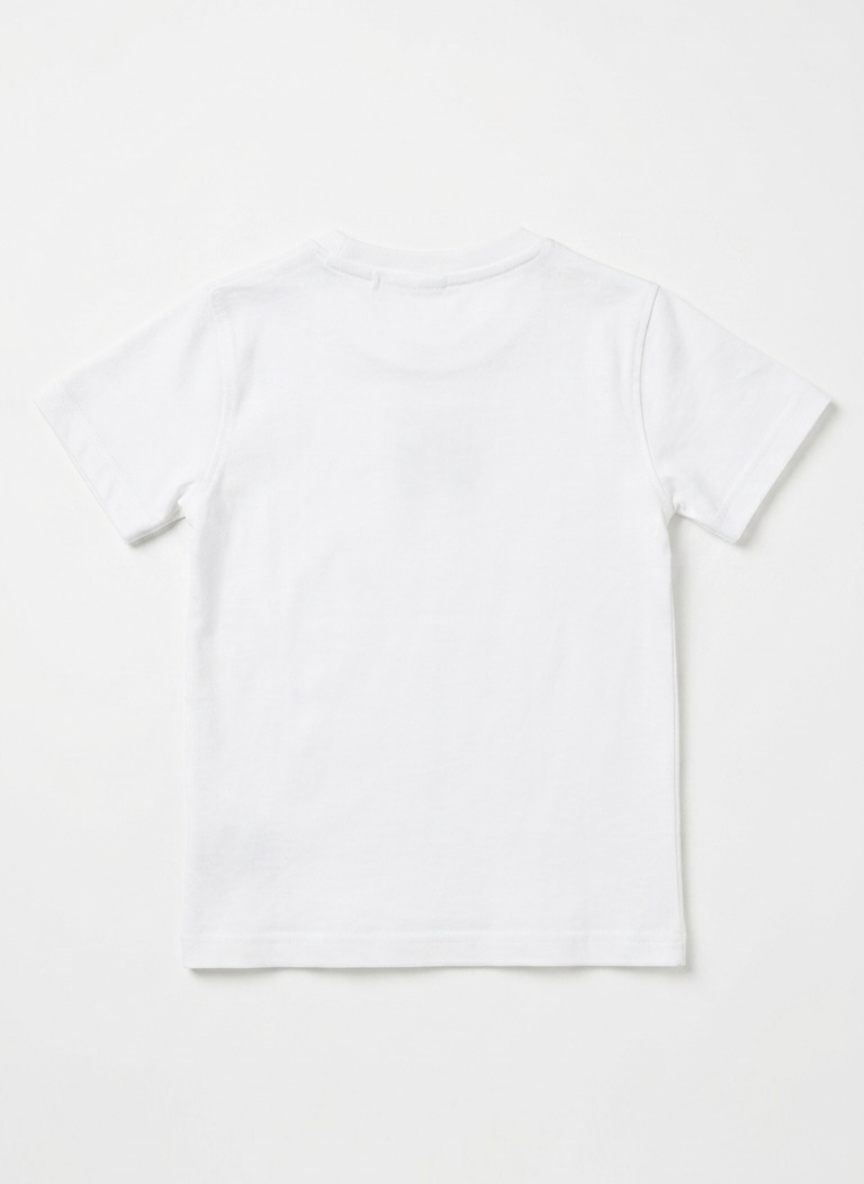 Boys Buzz Graphic White T-Shirt