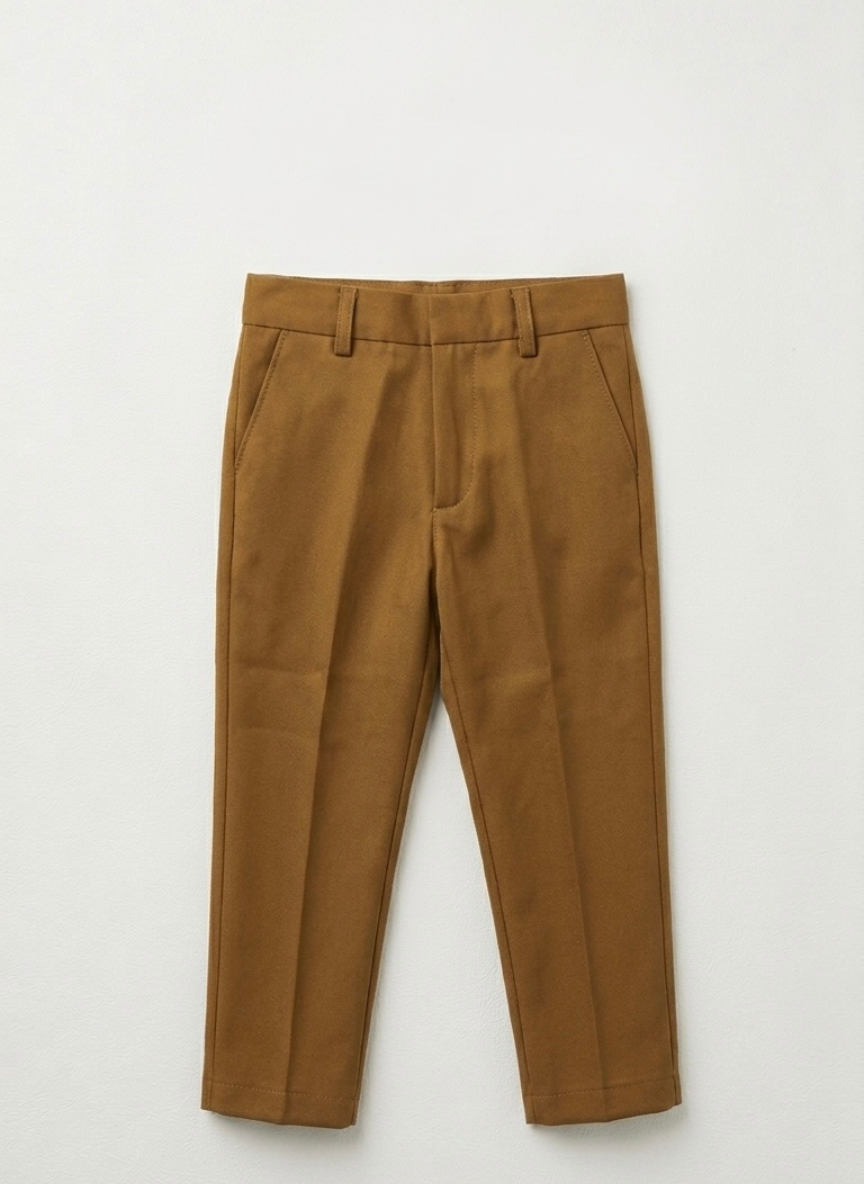 Brown Boys 3 Piece Tuxedo Set