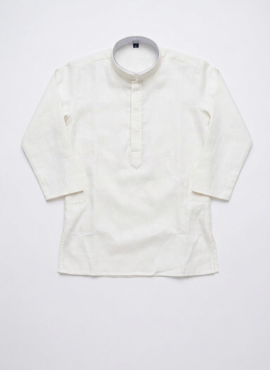 White Embroidered Kurta Set