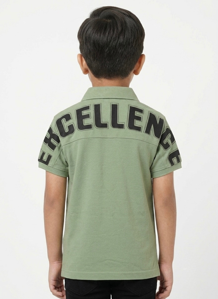 Green Polo Casual Shirt