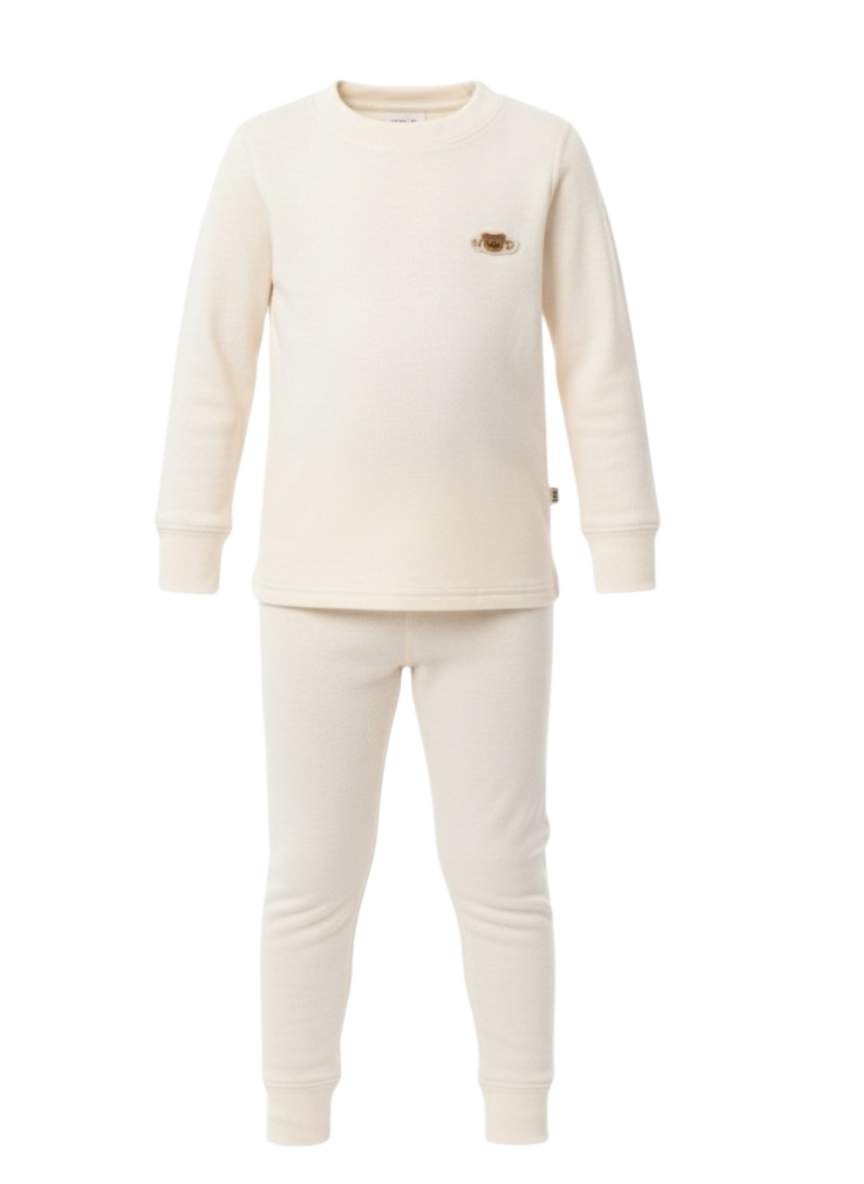 White Thermal Set for Kids (Winter Innerwear)