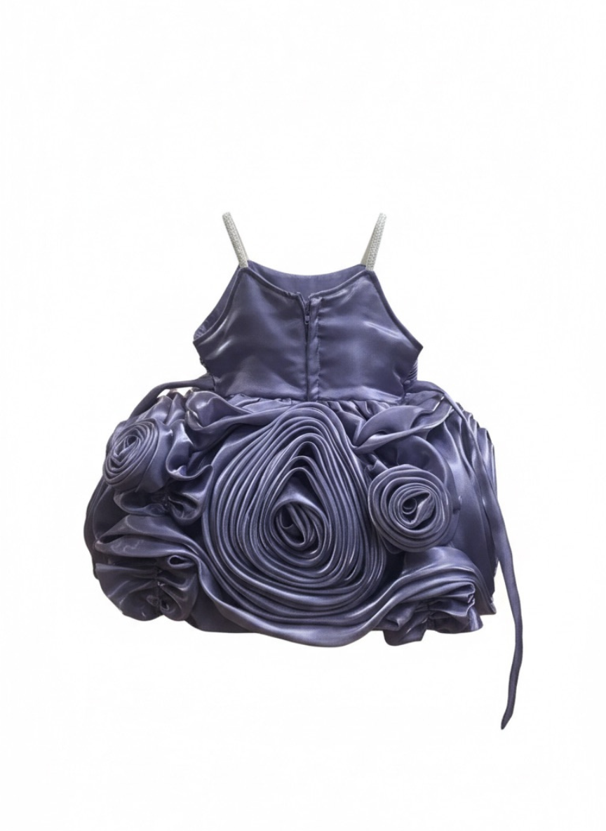 Purple Shimmer Party Dress