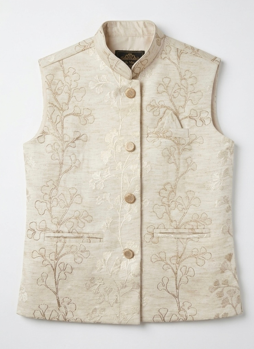 Beige Boys Kurta Set