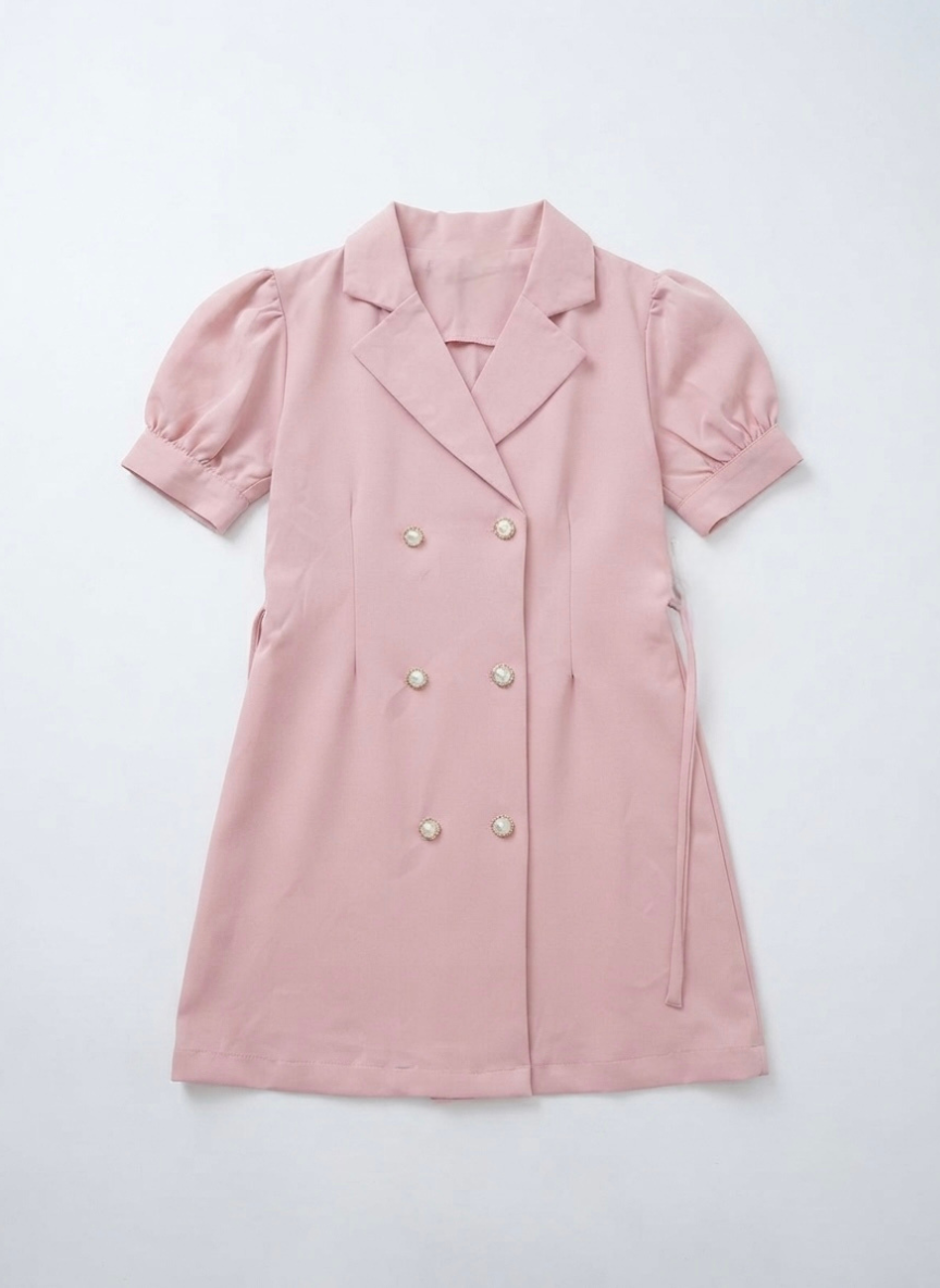Pink Blazer Party Dress