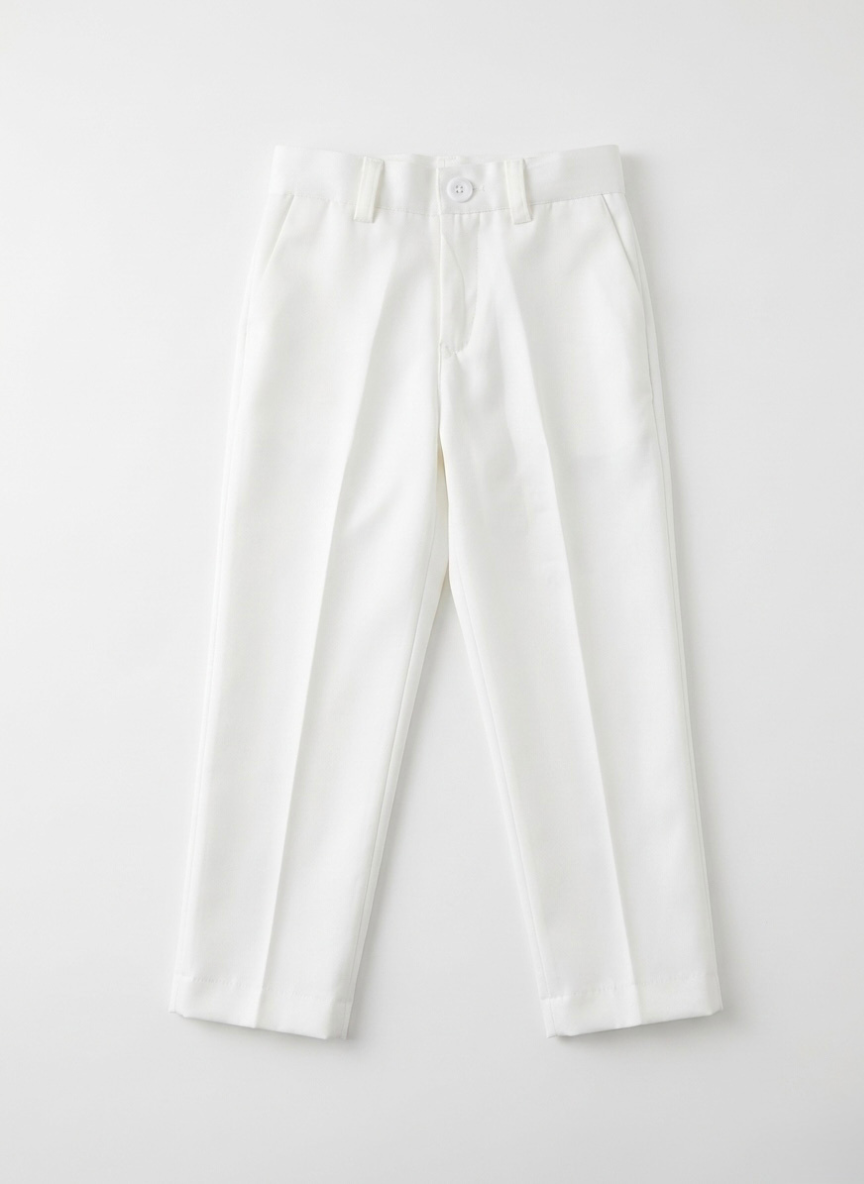 Boys White IndoWestern Set
