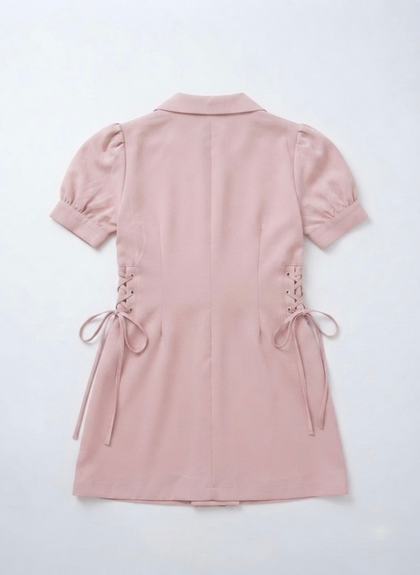 Pink Blazer Party Dress