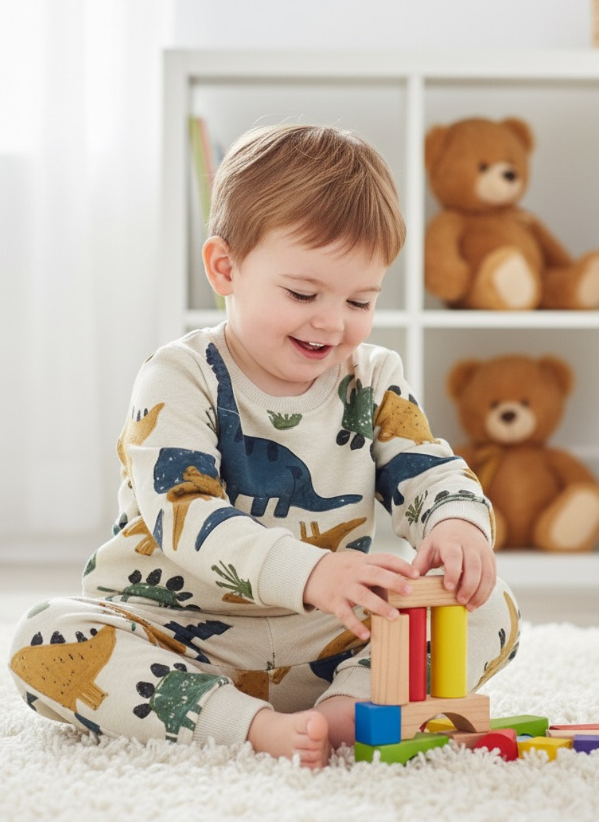 Boys Dino Fleece Track Suit