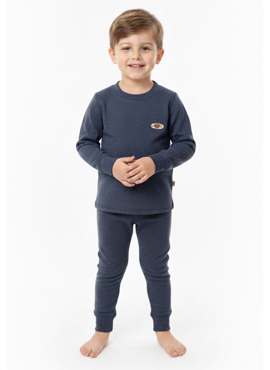 Navy Blue Thermal Set for Kids (Winter Innerwear)