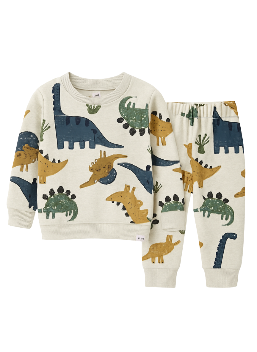 Boys Dino Fleece Track Suit