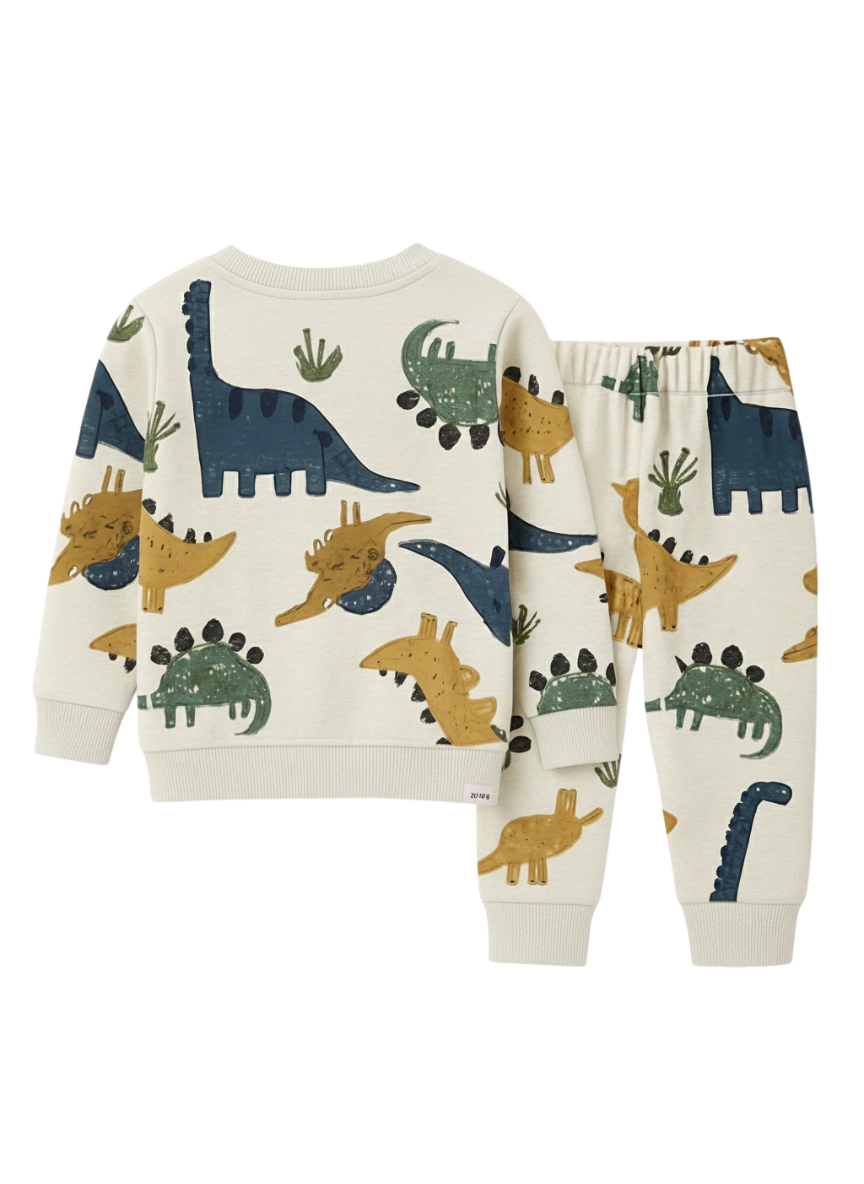 Boys Dino Fleece Track Suit