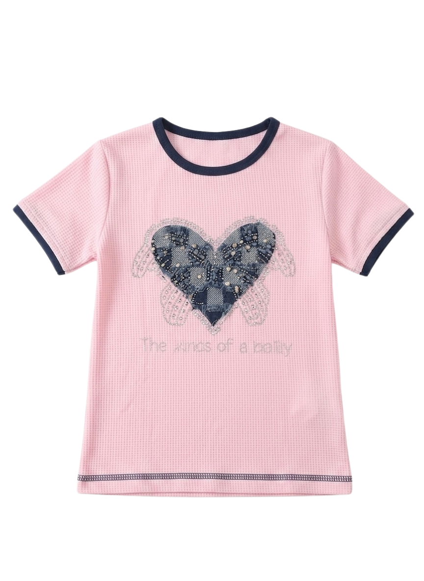 Girls Pink T-Shirt (5–11 Years)