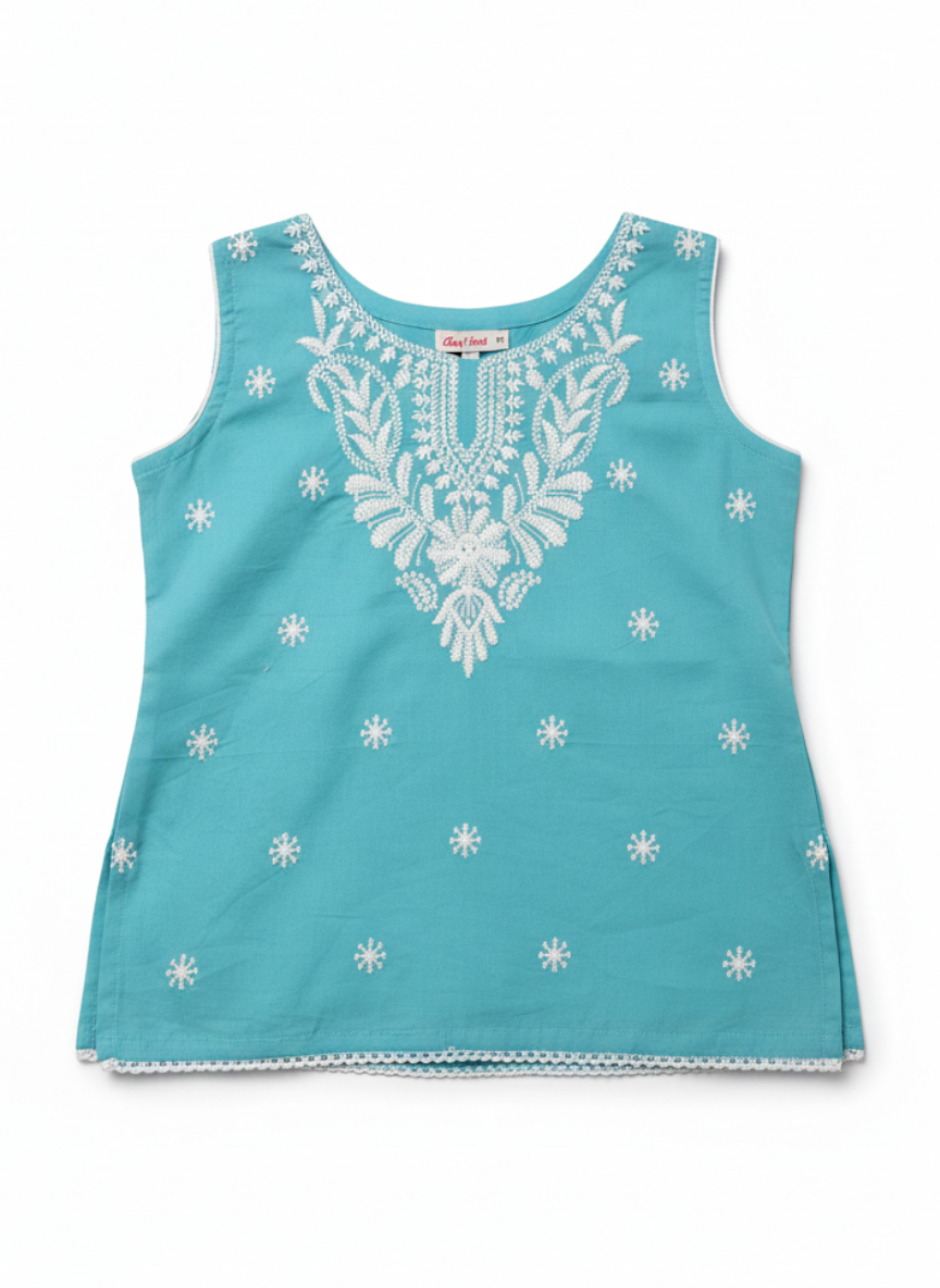 NB Blue Ethnic Suit (6 Months–1 Year)