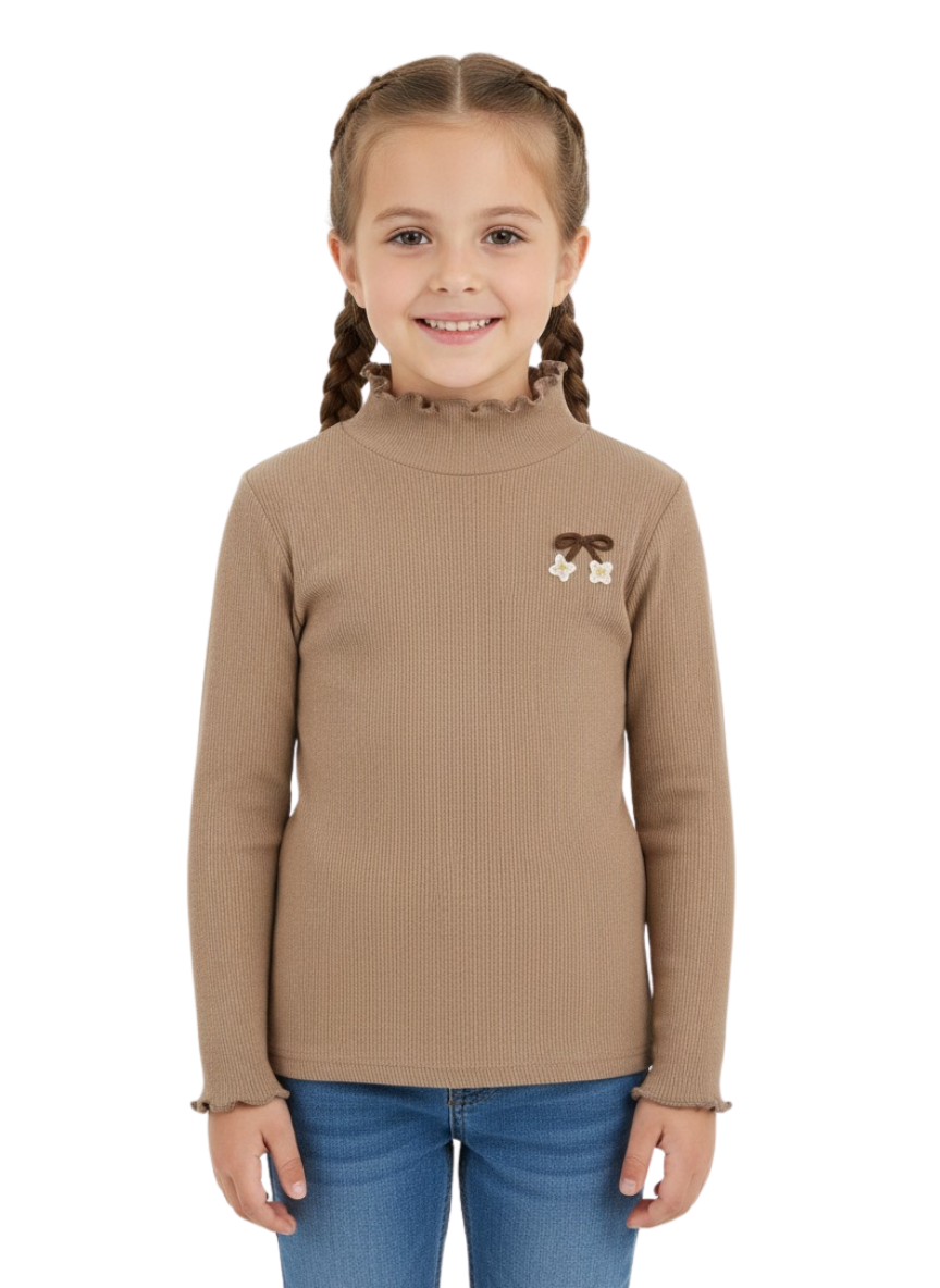 Light Brown Thermal Skivi for Kids
