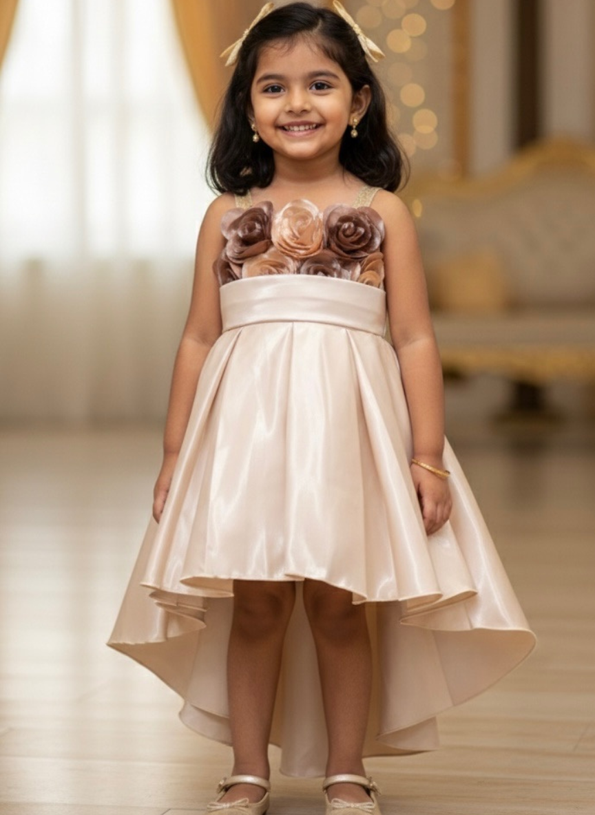 Golden Rose Party Dress (4 Years)