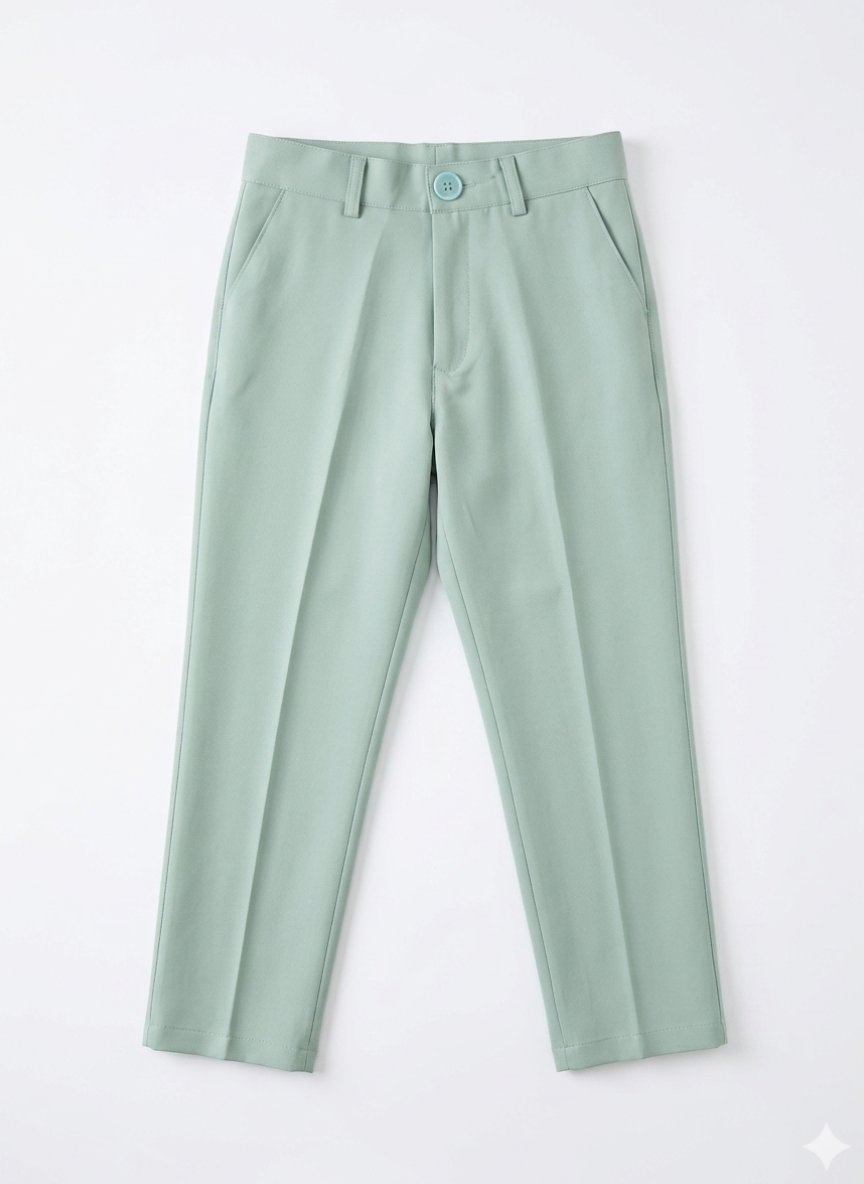 Light Green Waistcoat Set