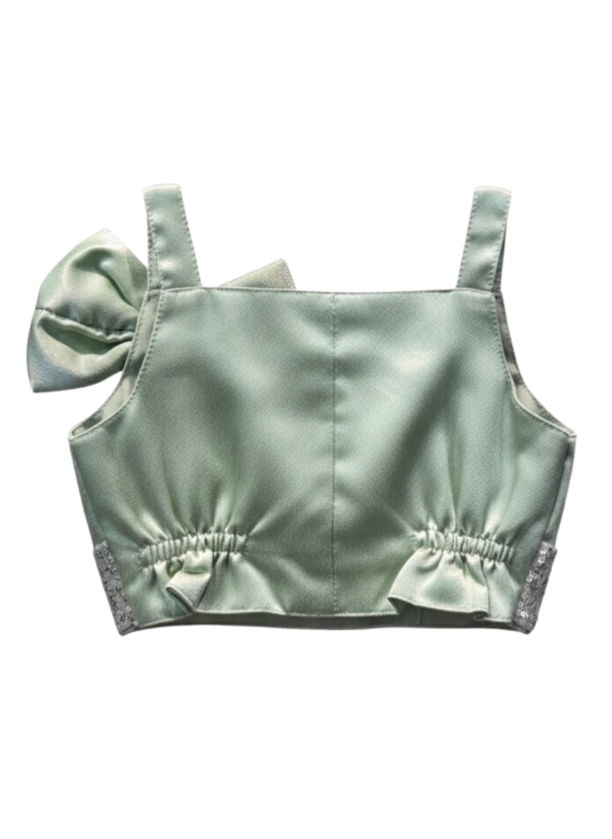 Girls Green Skirt & Top Set (2, 4 & 5 Years)