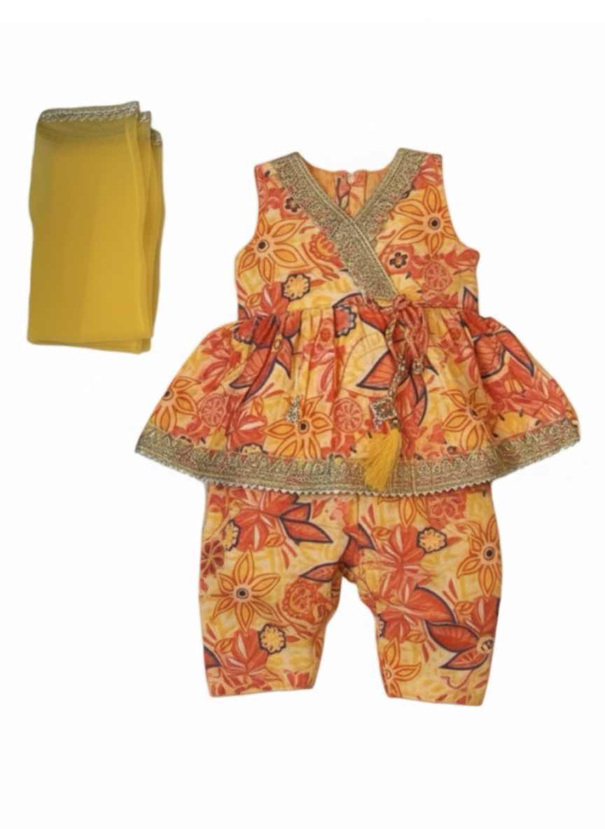 NB Mustard Yellow Ethnic Suit (Newborn–1 Year)