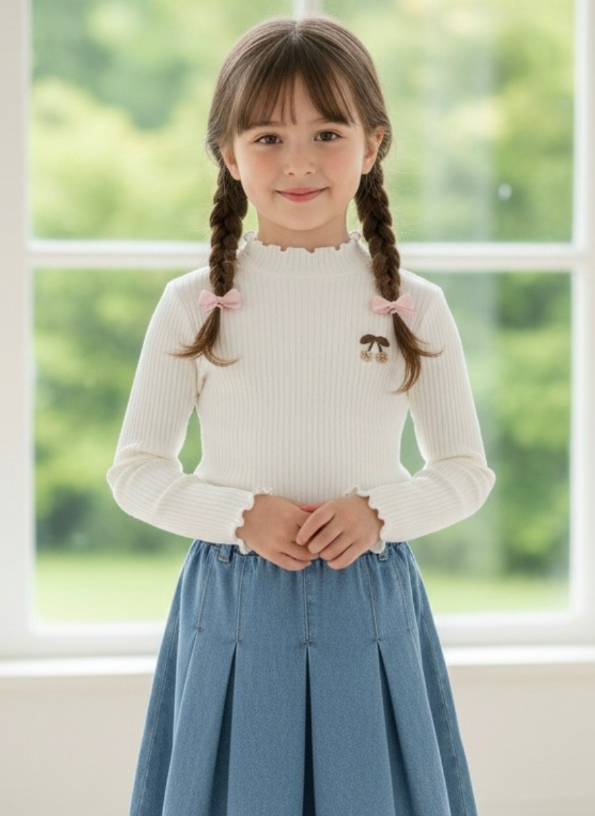 White Thermal Skivi for Kids