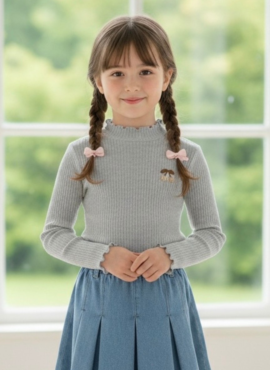 Gray Thermal Skivi for Kids
