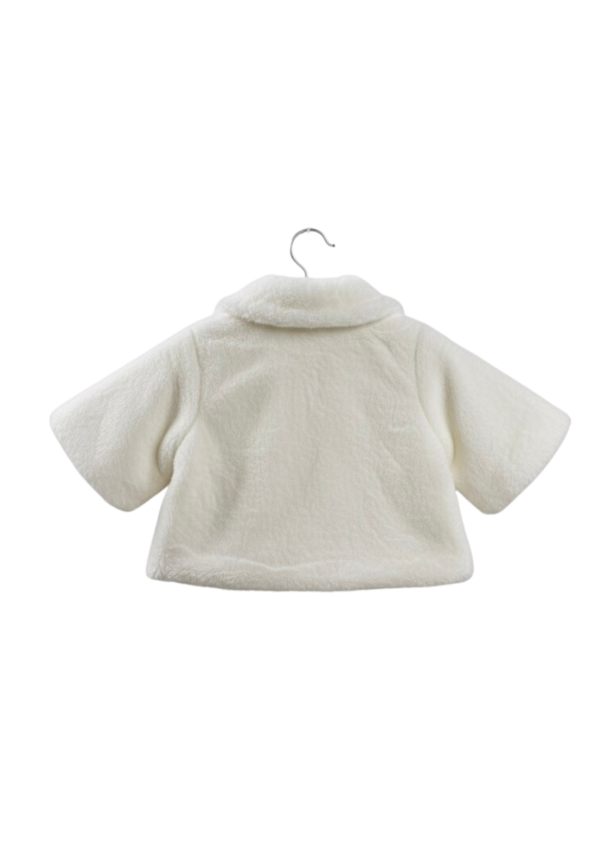 Rabbit White Fur Winter Jacket for Babies