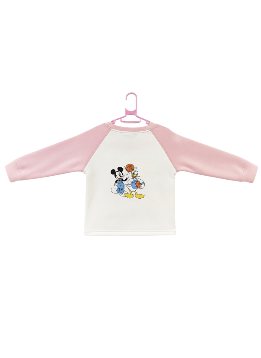Mickey Mouse Pink Fleece Co-Ord Set for Kids
