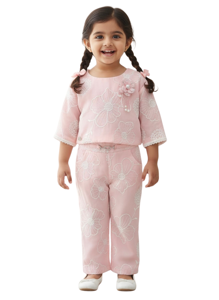 Pink Co-Ord Set (1–7 Years)