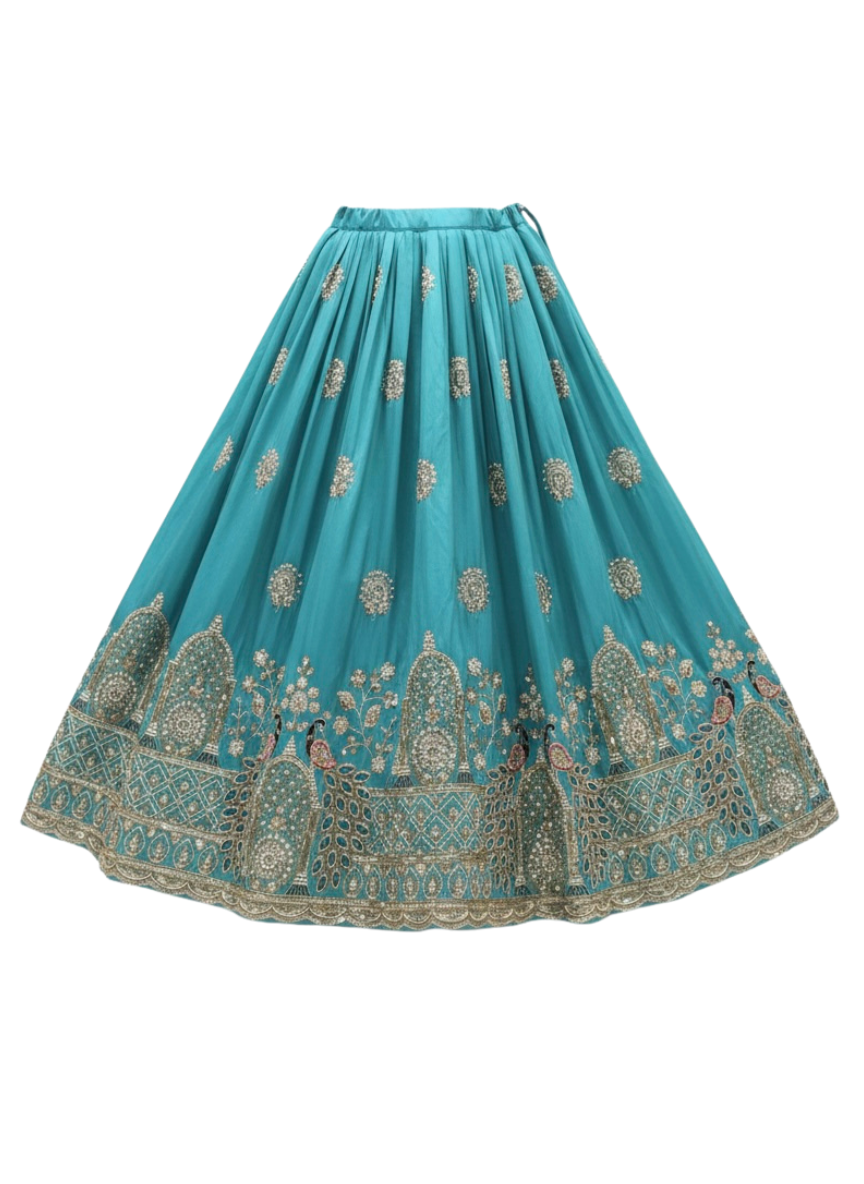 Indian Ethnic Lehenga Set (9–10 Years)