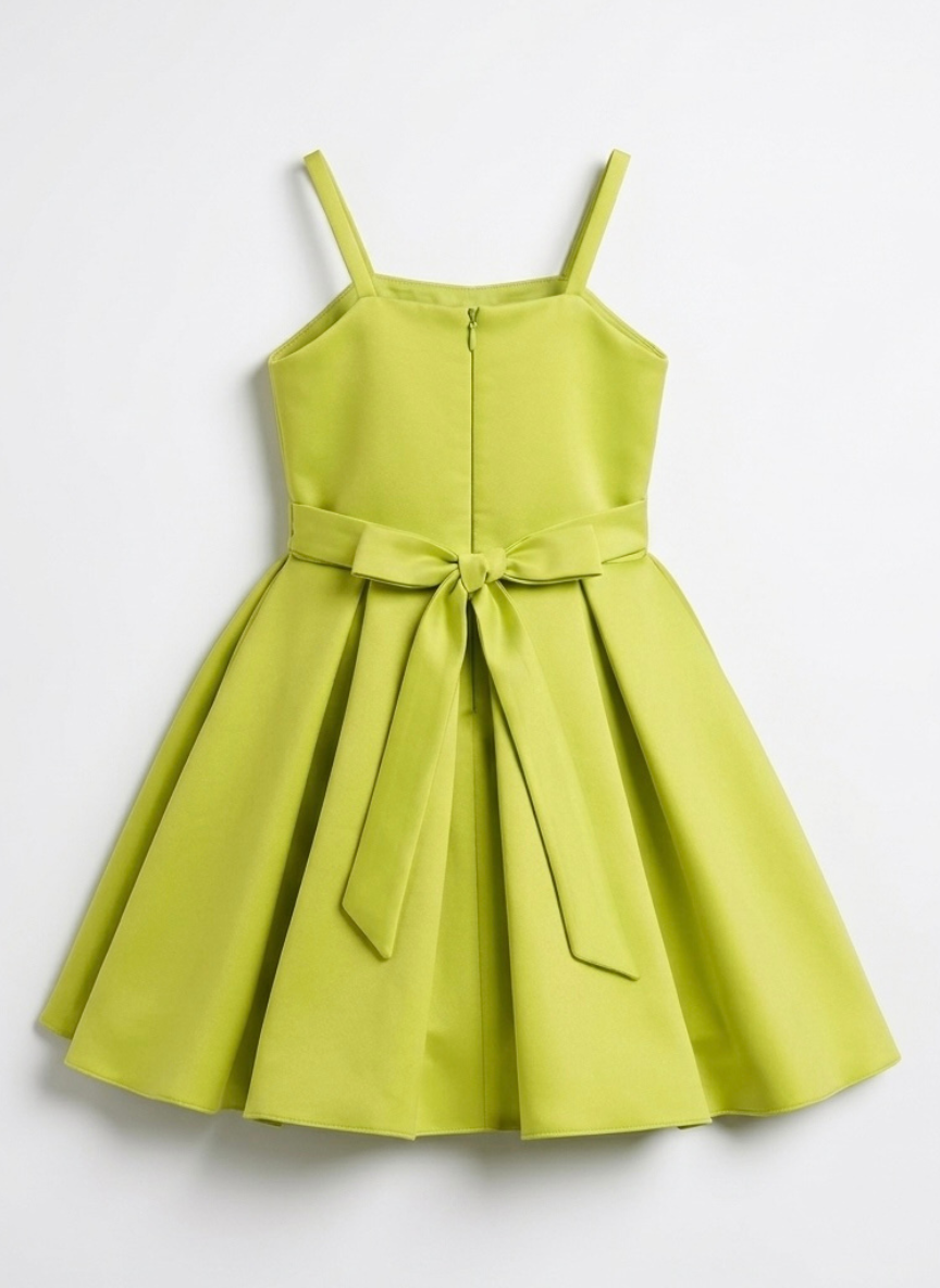 Green Floral Party Dress (5 Years)