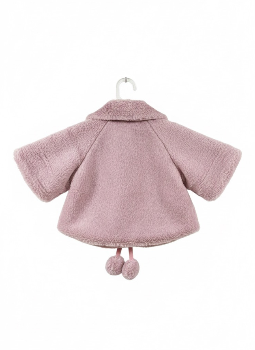 Rabbit Purple Fur Winter Jacket for Babies