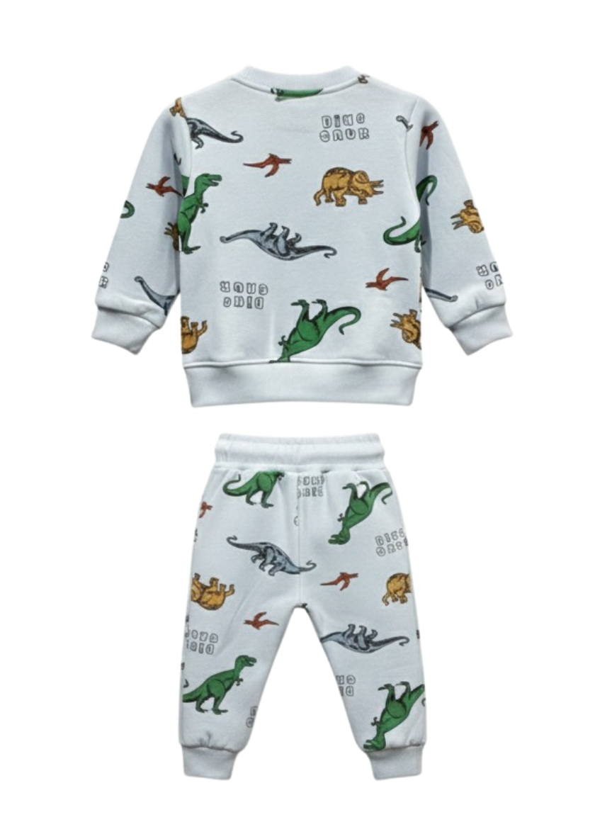 Boys Dinosaur Print Fleece Co-Ord Set