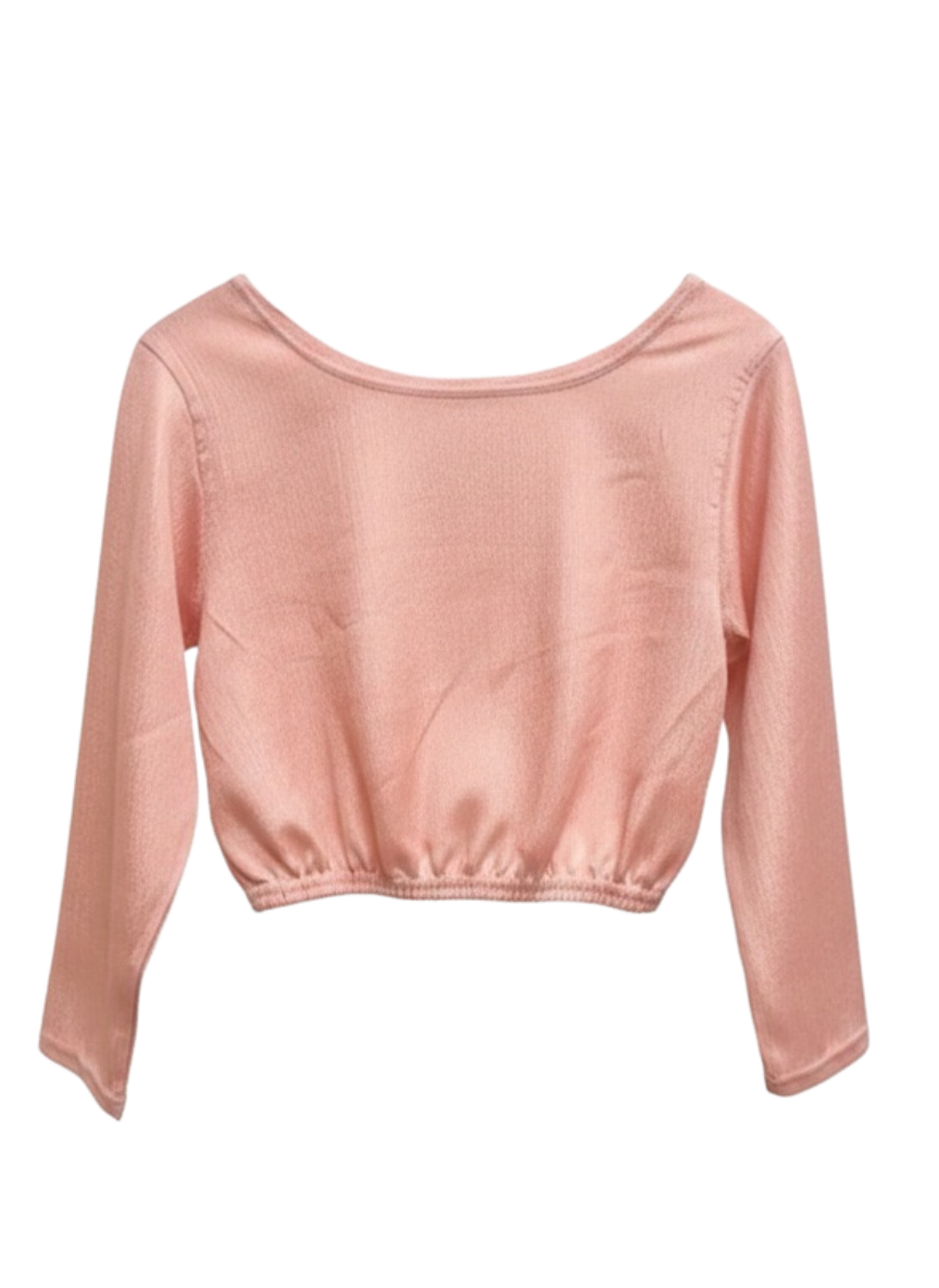 Peachish Pink Sharara Set (4–7 Years)