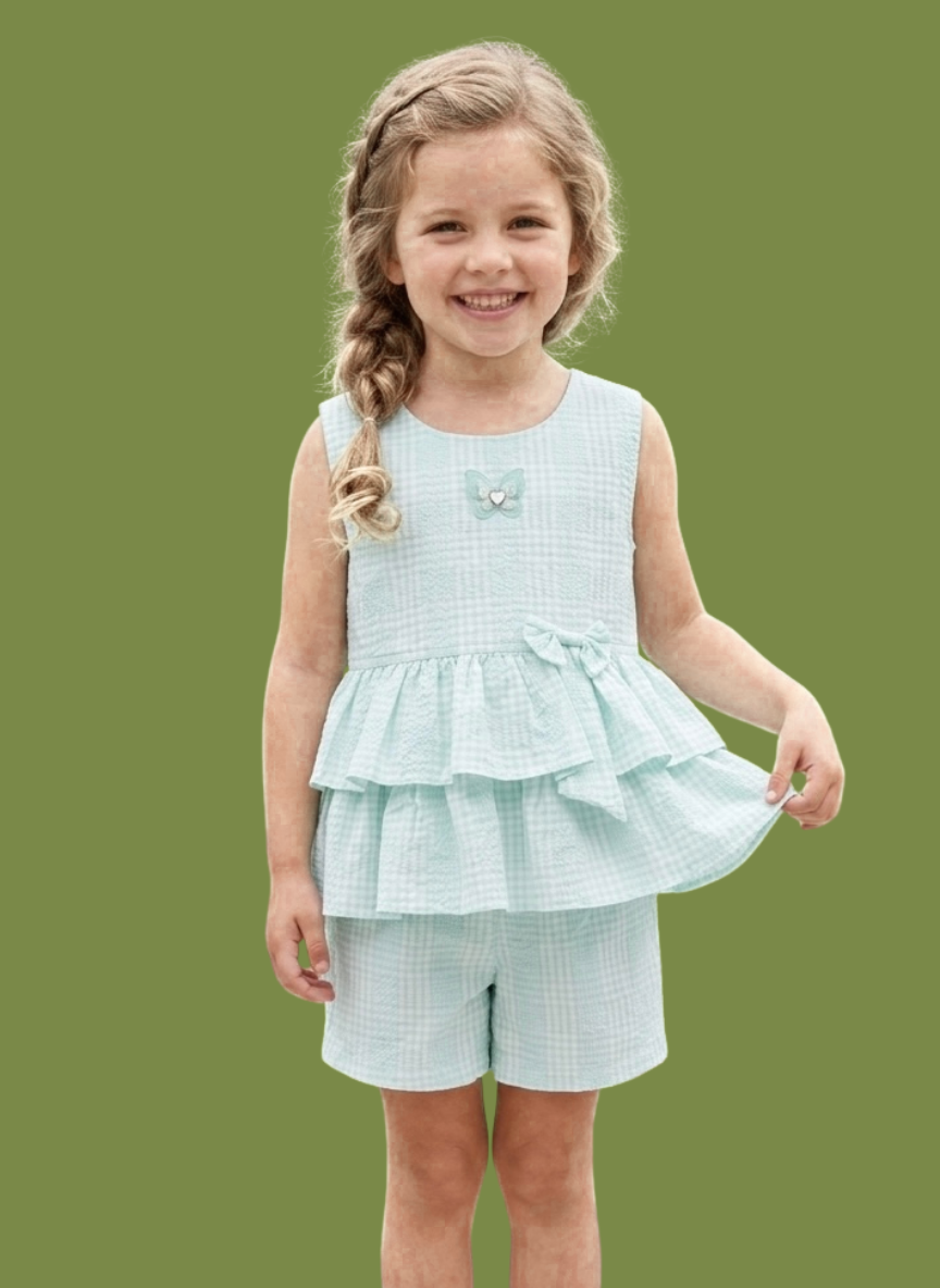 Green Cotton Co-Ord Set