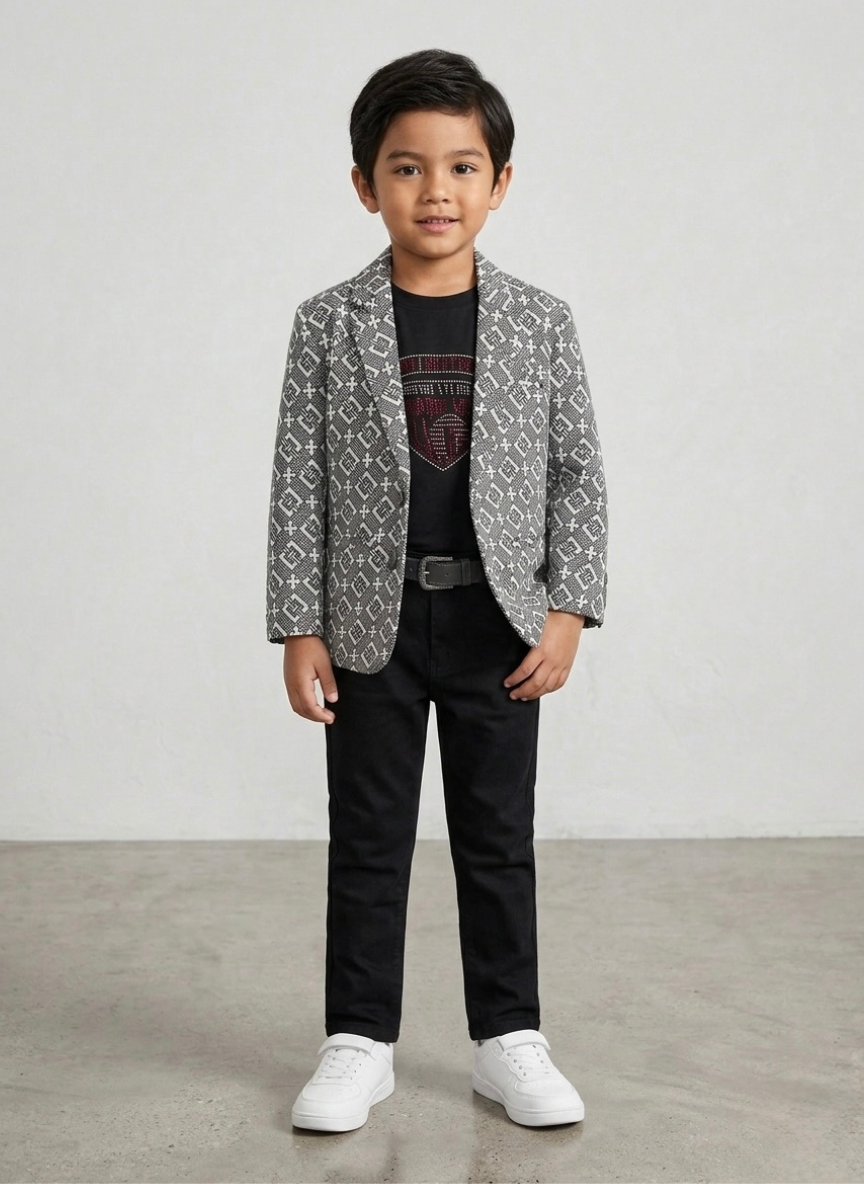 Black 3 Piece Blazer Set