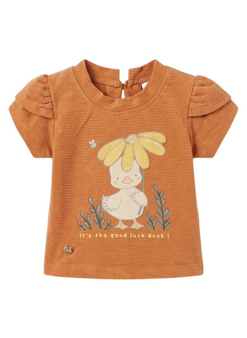 Orange T-Shirt & Shorts Set (0–3 Years)