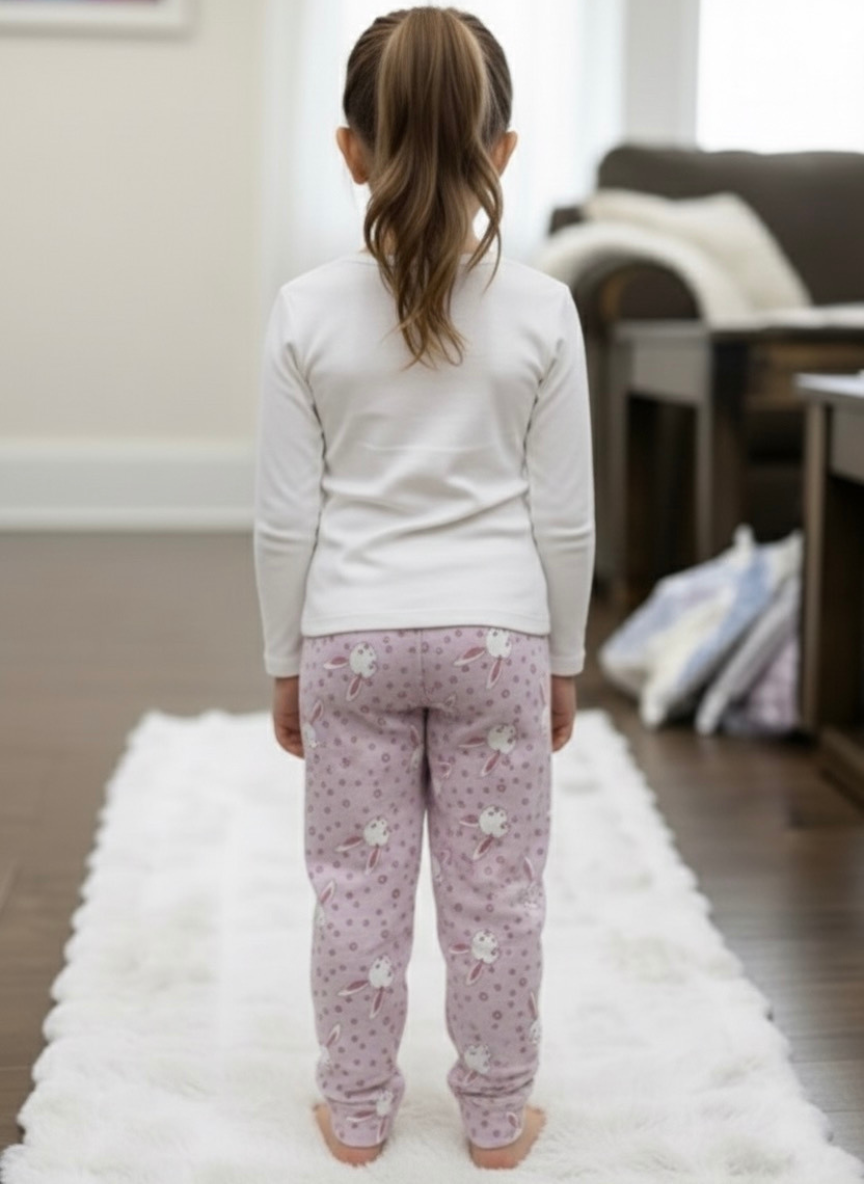 Pink Fur Winter Pajama for Kids